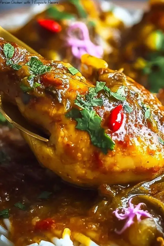 Persian Chicken: with 7 Exquisite Flavors 4 Persian Chicken: with 7 Exquisite Flavors