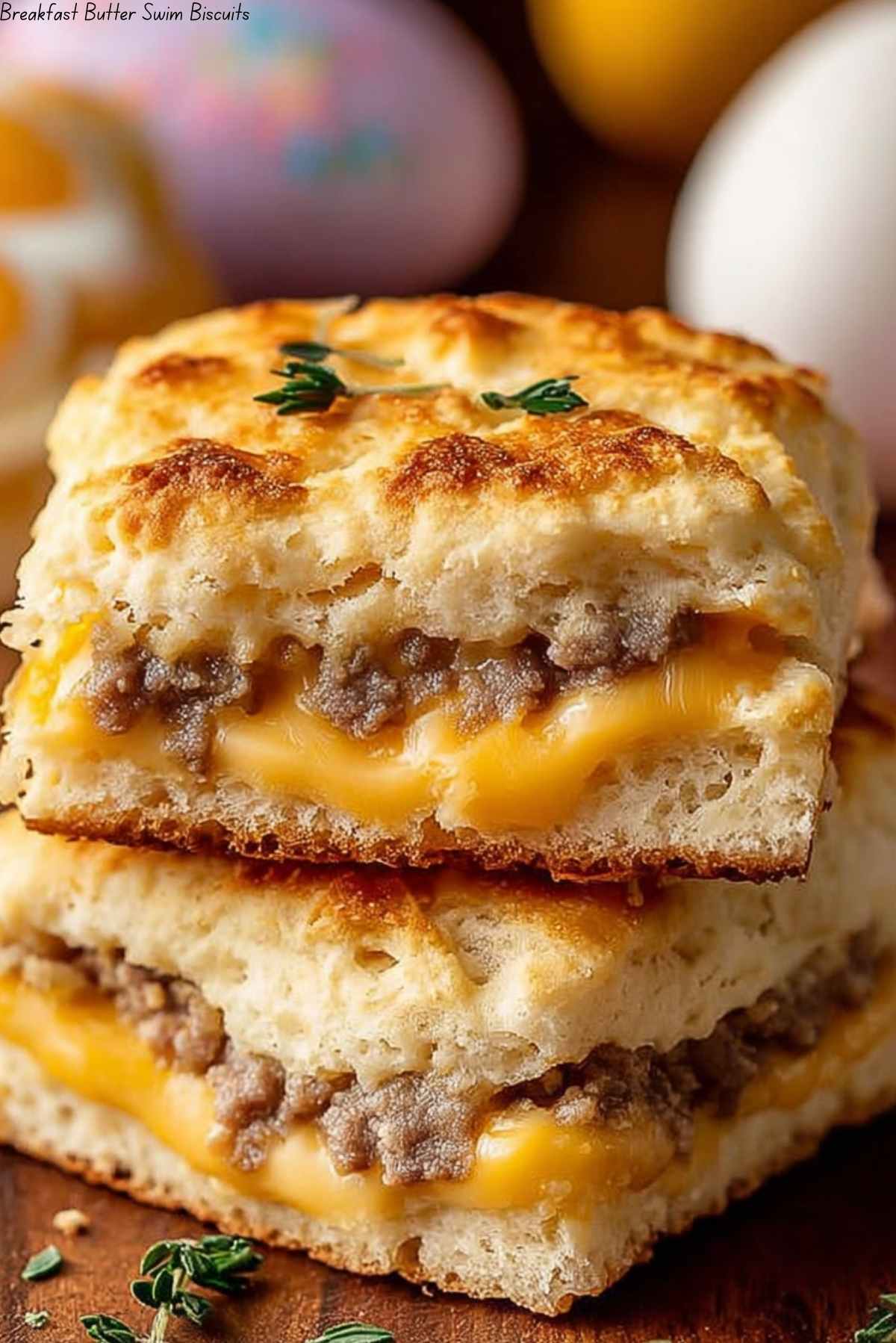 Breakfast Butter Swim Biscuits