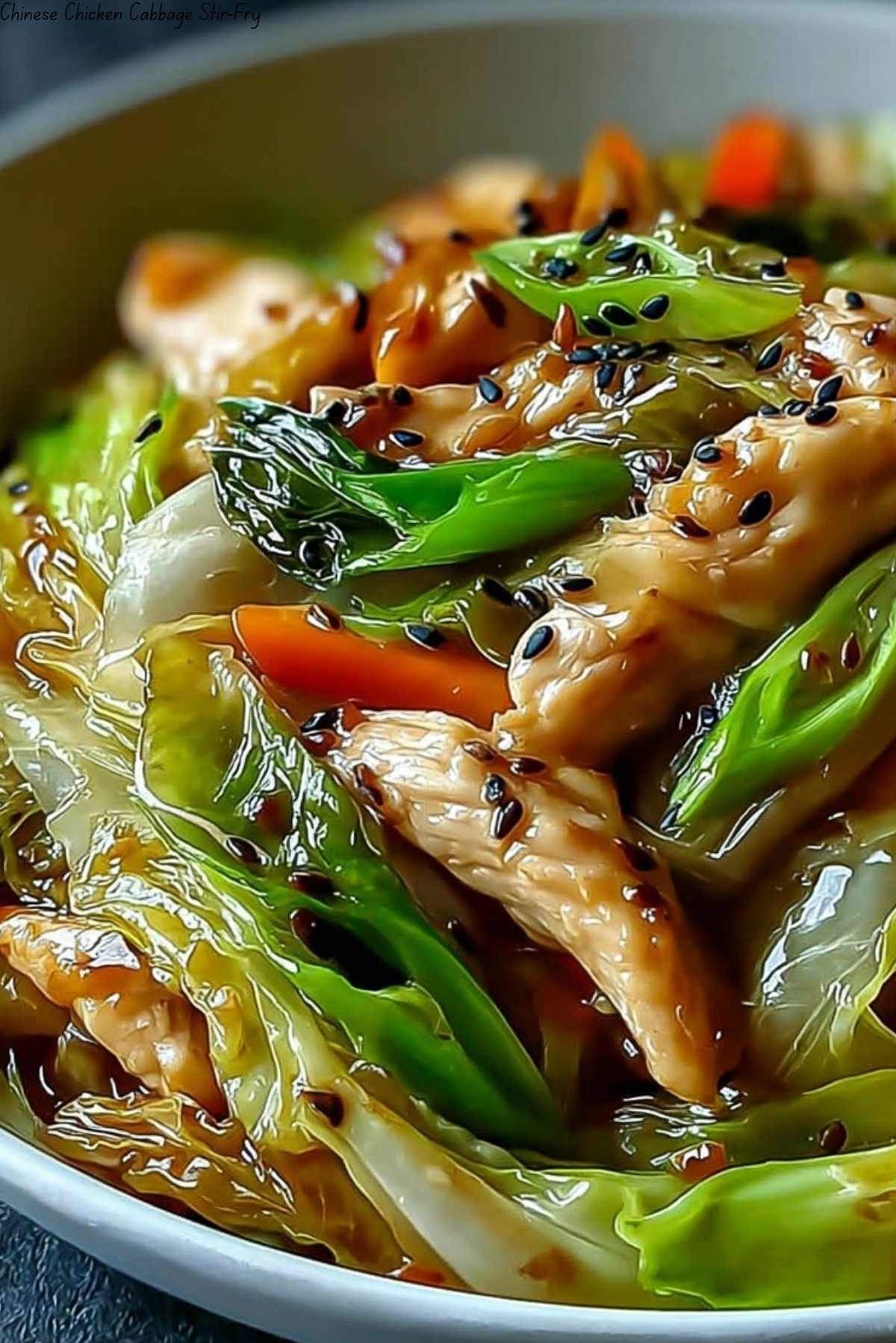 Chinese Chicken Cabbage Stir-Fry