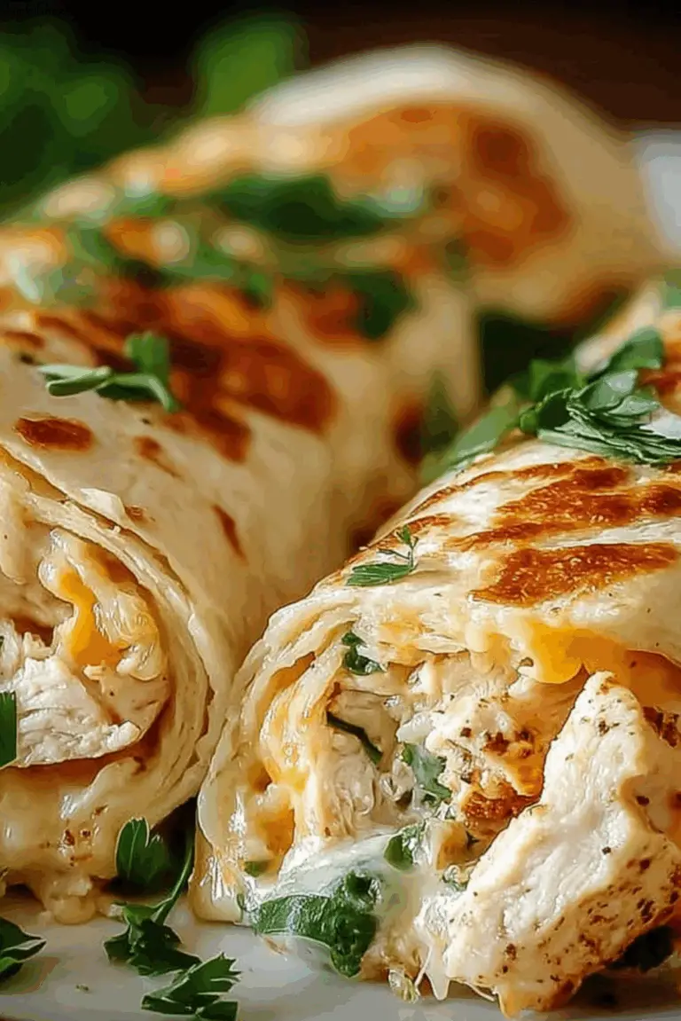 Quick Cheesy Chicken Wrap