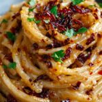 Caramelized Onion Pasta with Chilli Oil 5 Caramelized Onion Pasta with Chilli Oil