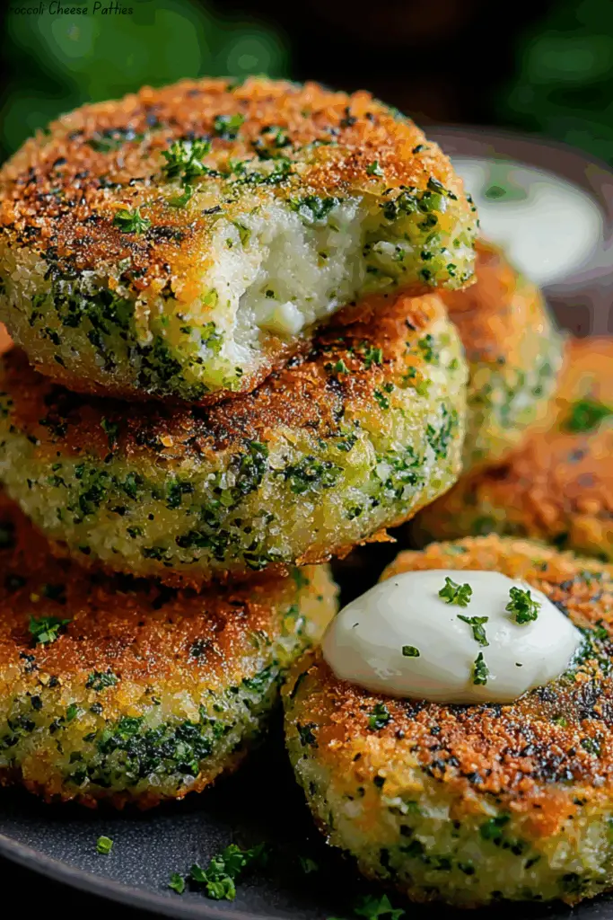 Broccoli Cheese Patties 4 Broccoli Cheese Patties