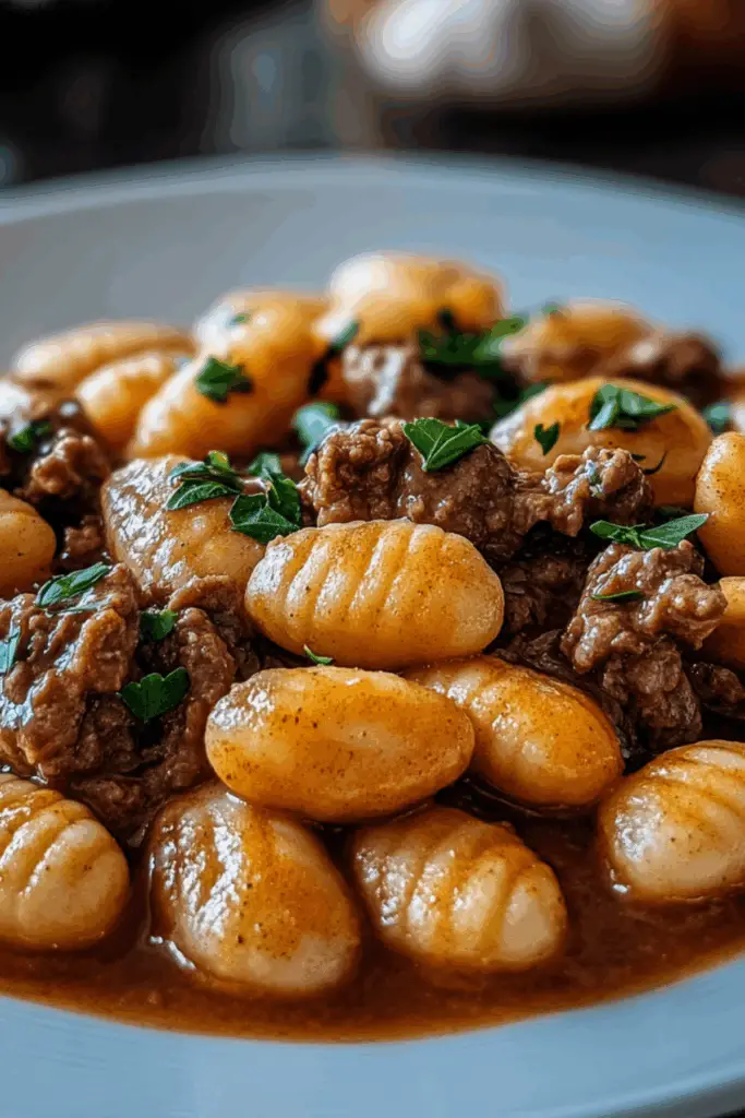 Gnocchi-Gulasch 4 Gnocchi-Gulasch