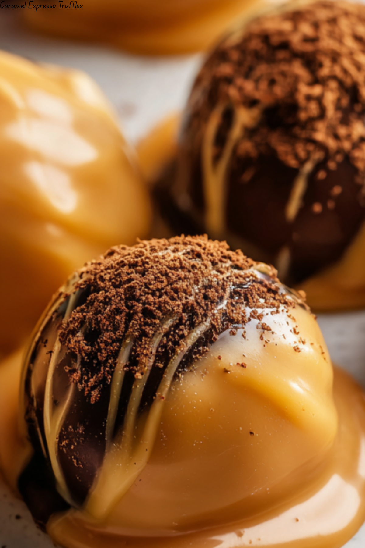 Caramel Espresso Truffles