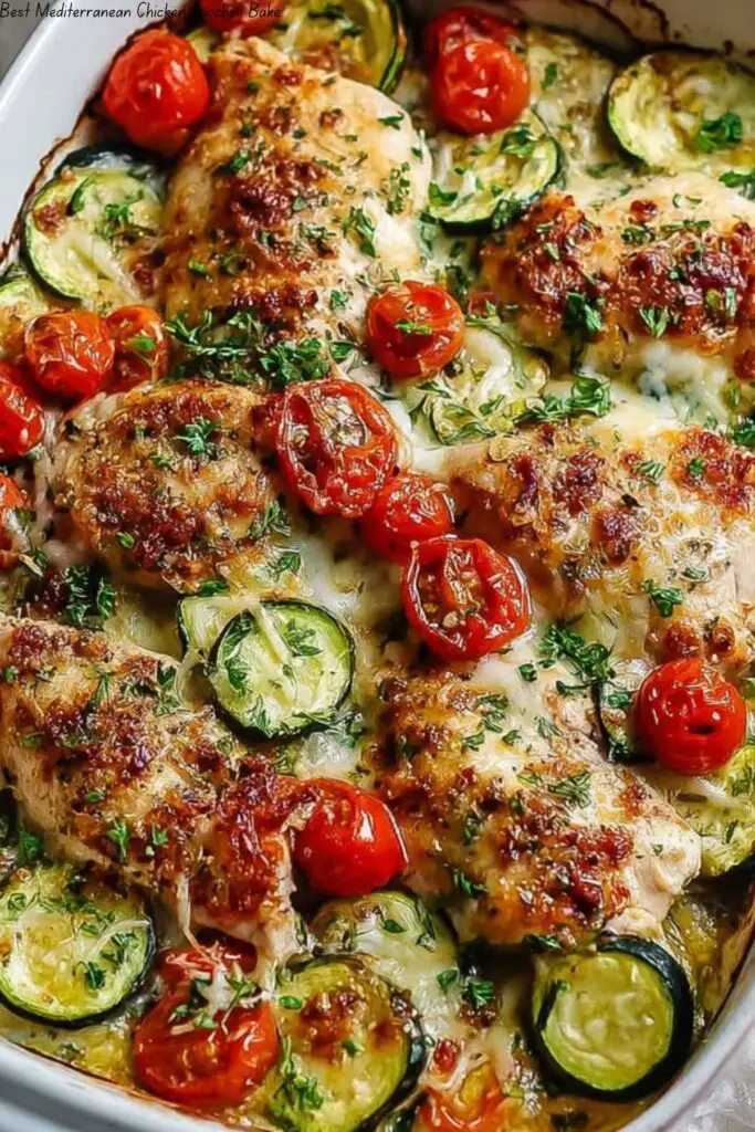 Best Mediterranean Chicken Zucchini Bake 4 Best Mediterranean Chicken Zucchini Bake