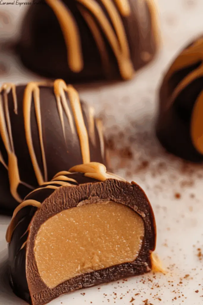 Caramel Espresso Truffles 4 Caramel Espresso Truffles