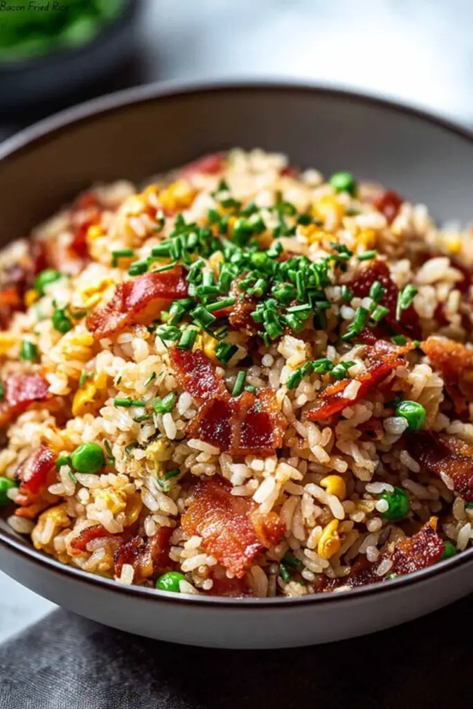 Bacon Fried Rice 4 Bacon Fried Rice