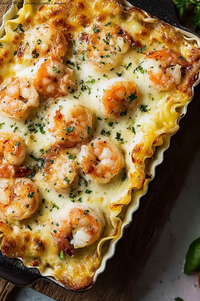 Garlic Butter Shrimp Scampi Lasagna 4 Garlic Butter Shrimp Scampi Lasagna
