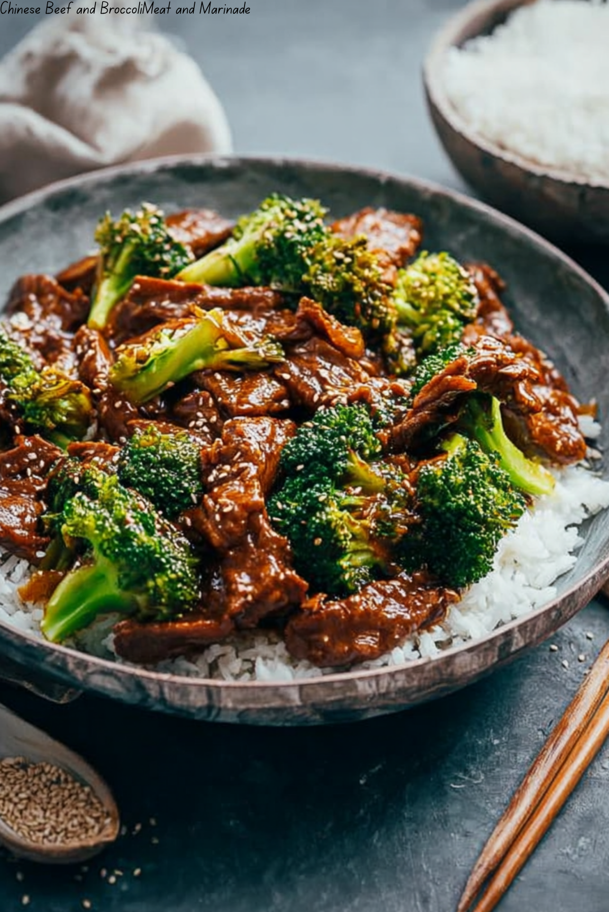 Chinese Beef and Broccoli Meat and Marinade