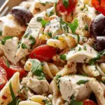 Mediterranean Chicken Pasta Salad