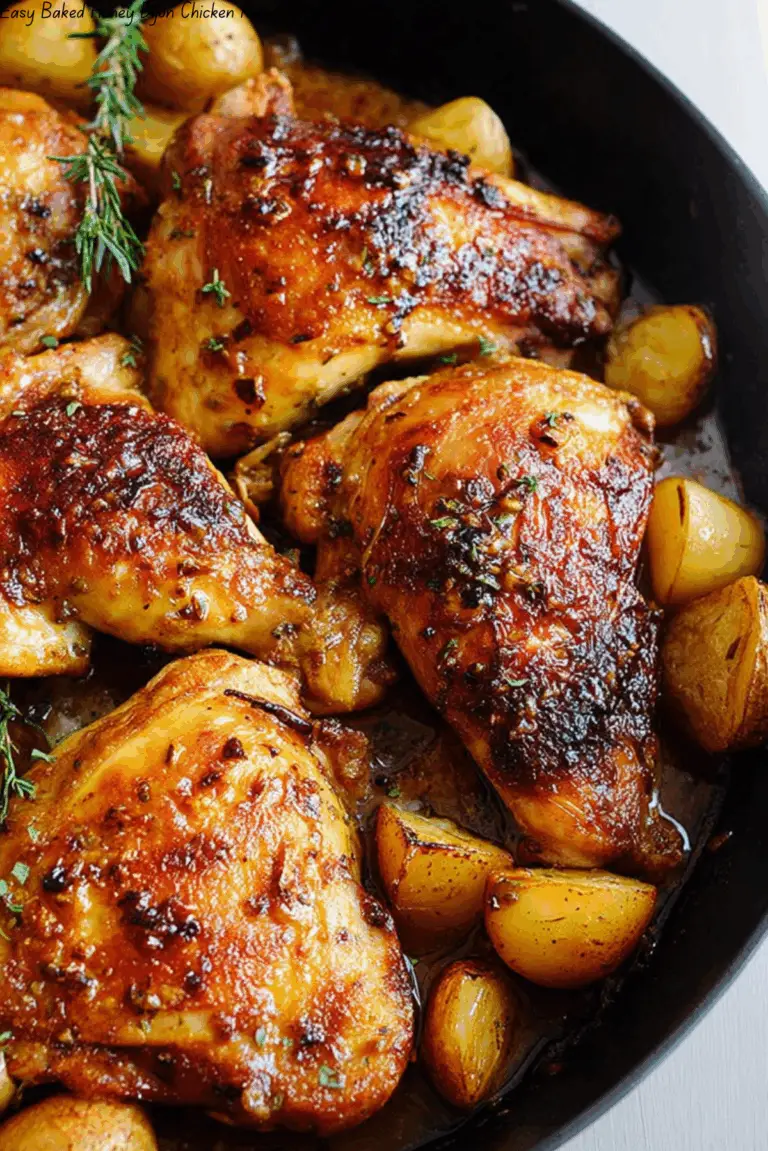 Easy Baked Honey Dijon Chicken Recipe