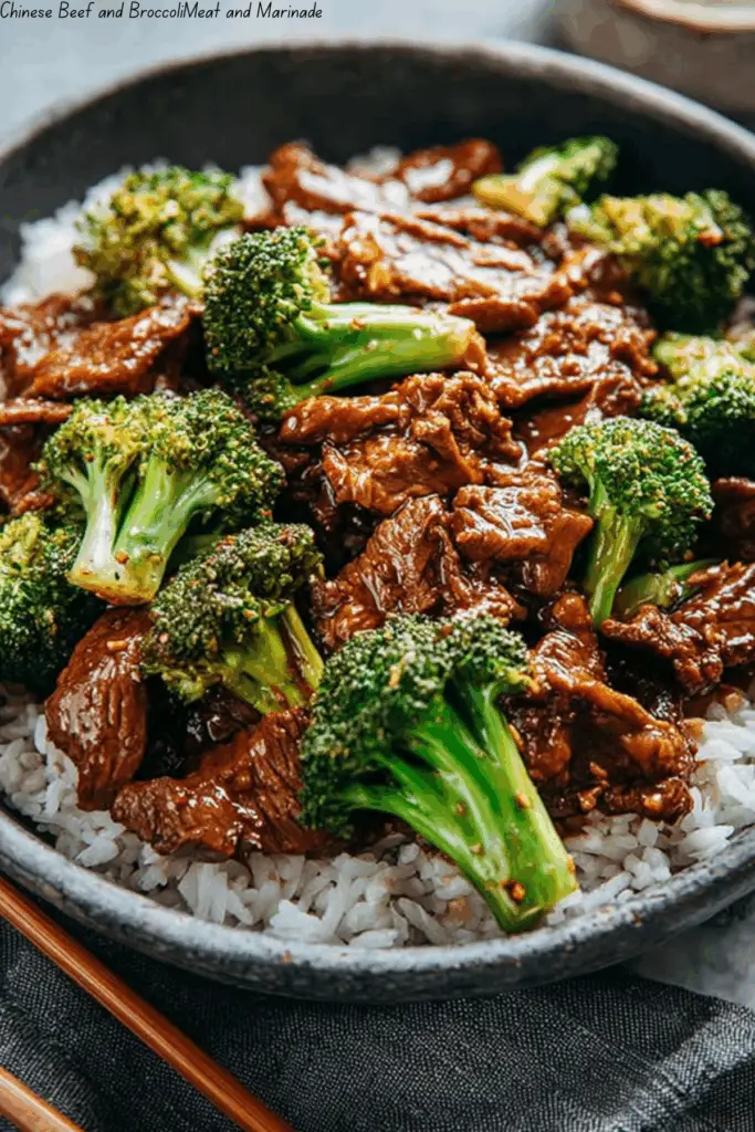 Chinese Beef and Broccoli Meat and Marinade 4 Chinese Beef and Broccoli Meat and Marinade