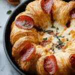 Mozzarella Pepperoni Croissant Rolls