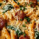 One Pot Creamy Cajun Sausage Pasta (30-Minutes) 5 One Pot Creamy Cajun Sausage Pasta (30-Minutes)