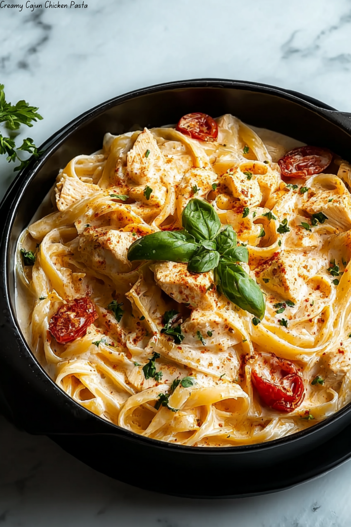 Creamy Cajun Chicken Pasta