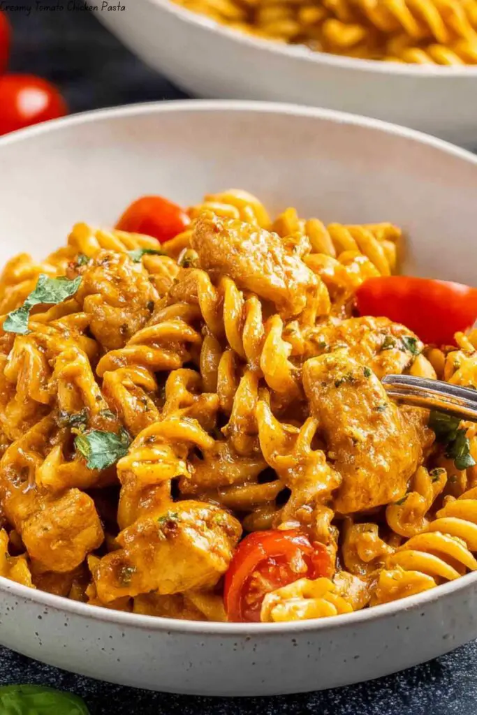 Creamy Tomato Chicken Pasta 4 Creamy Tomato Chicken Pasta