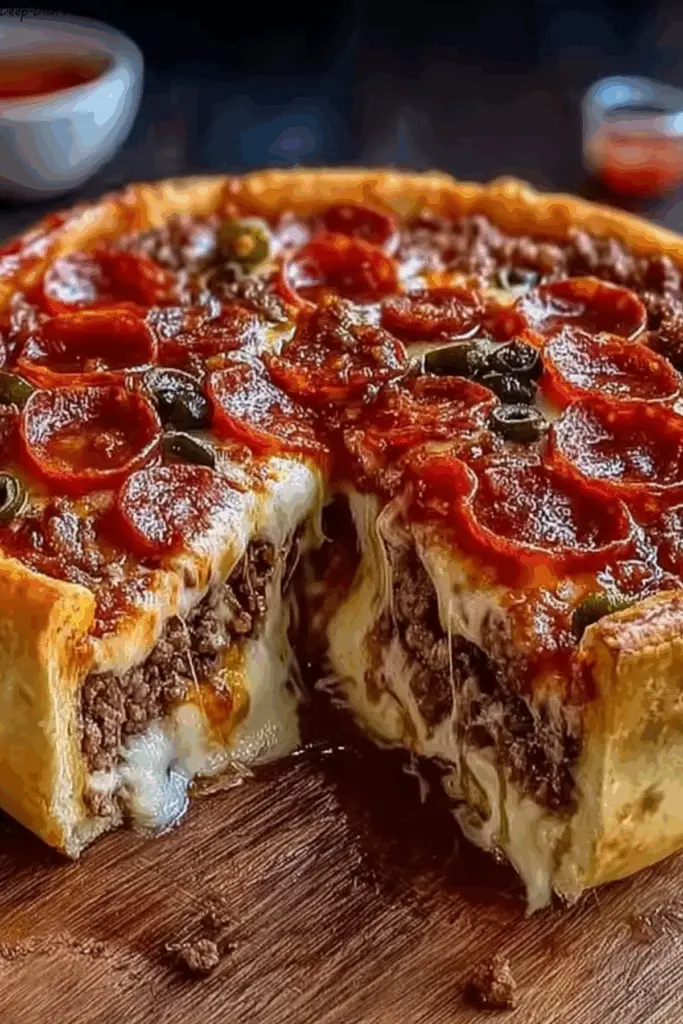 Deep-Dish Pizza Pie Recipe 4 Deep-Dish Pizza Pie Recipe
