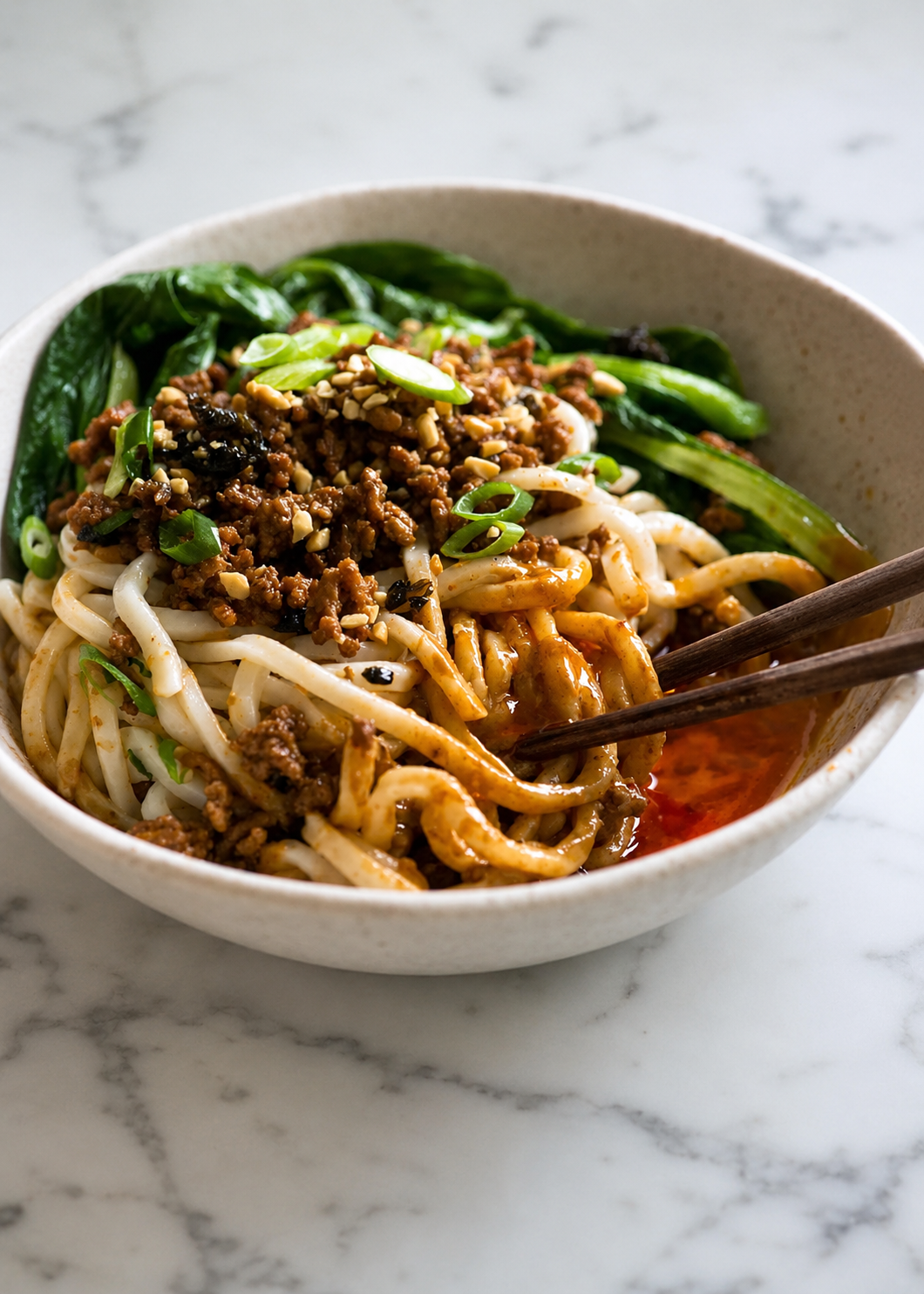 Easy Szechuan Noodles (Dan Dan Noodles)