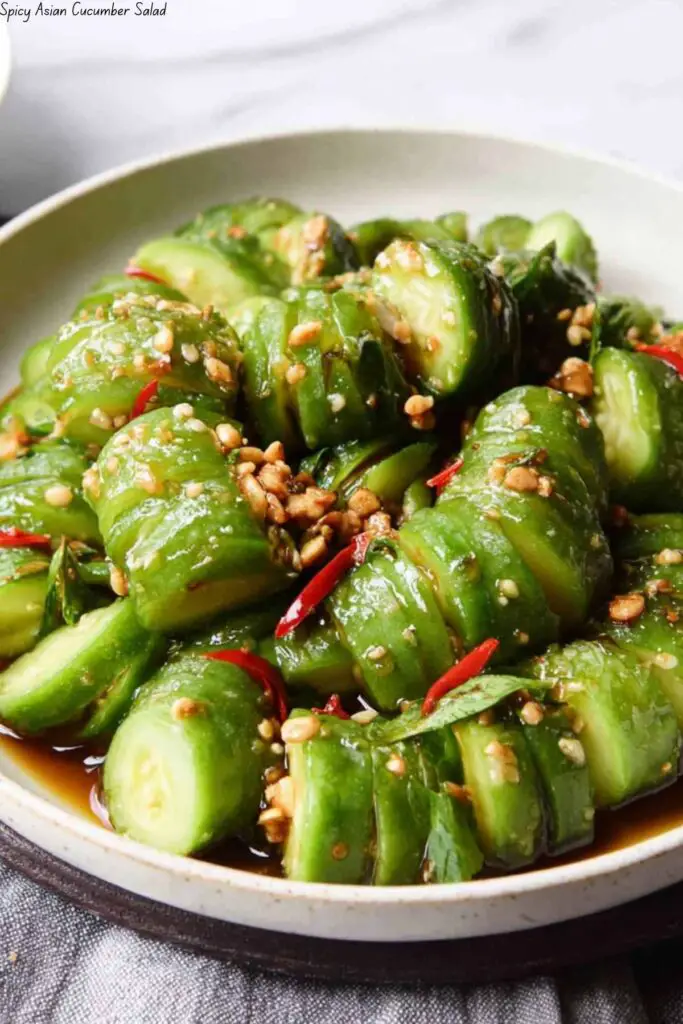 Spicy Asian Cucumber Salad