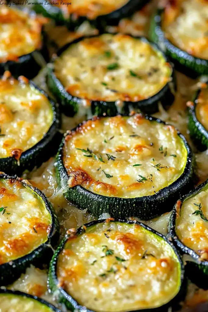Crispy Baked Parmesan Zucchini Recipe