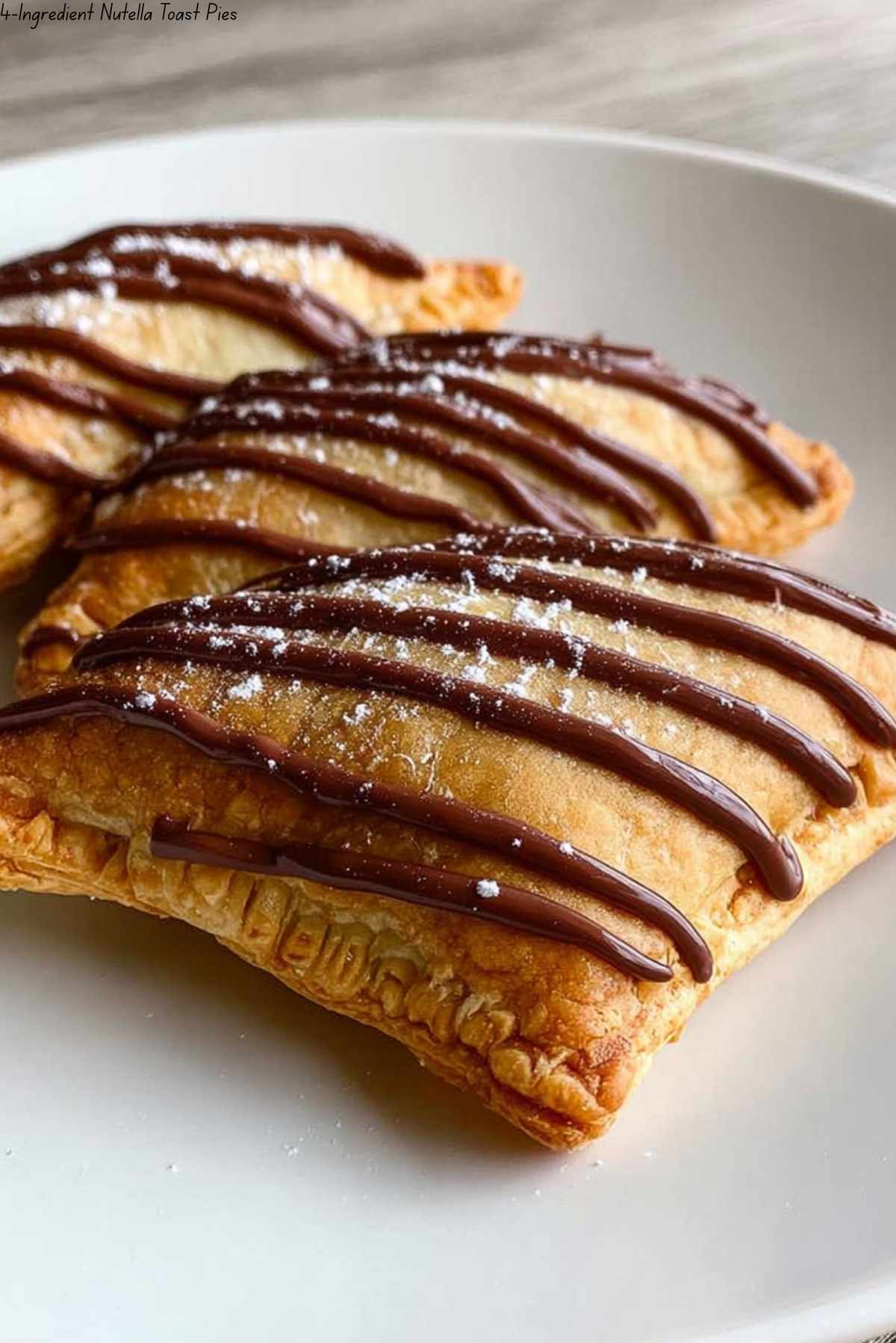 4-Ingredient Nutella Toast Pies