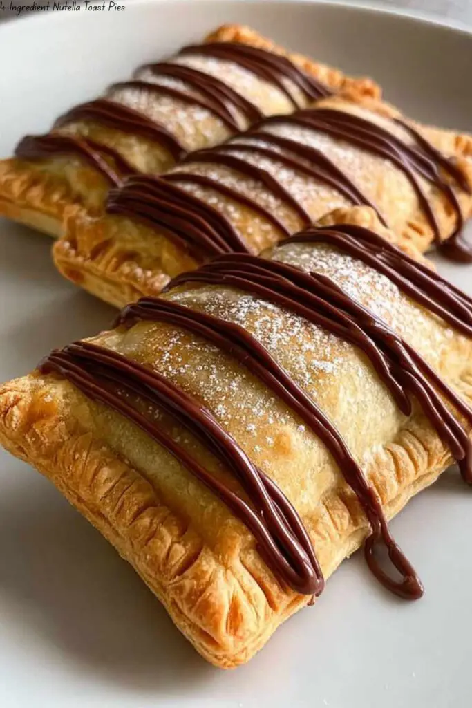 4-Ingredient Nutella Toast Pies