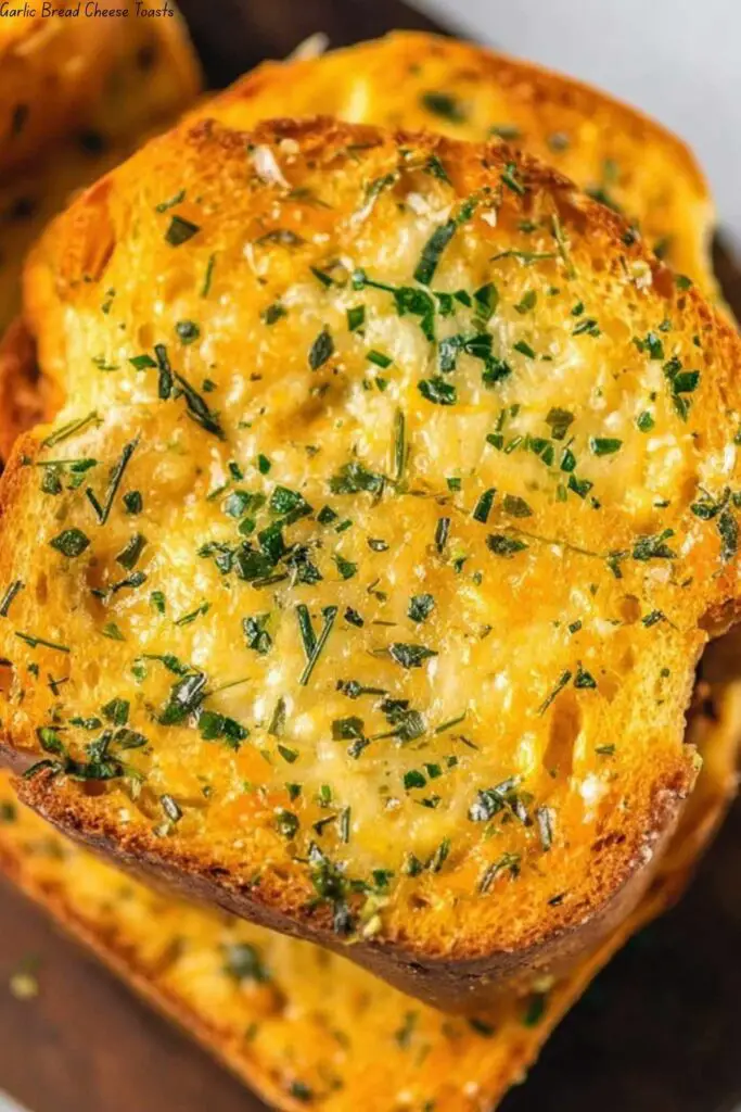 Garlic Bread Cheese Toasts