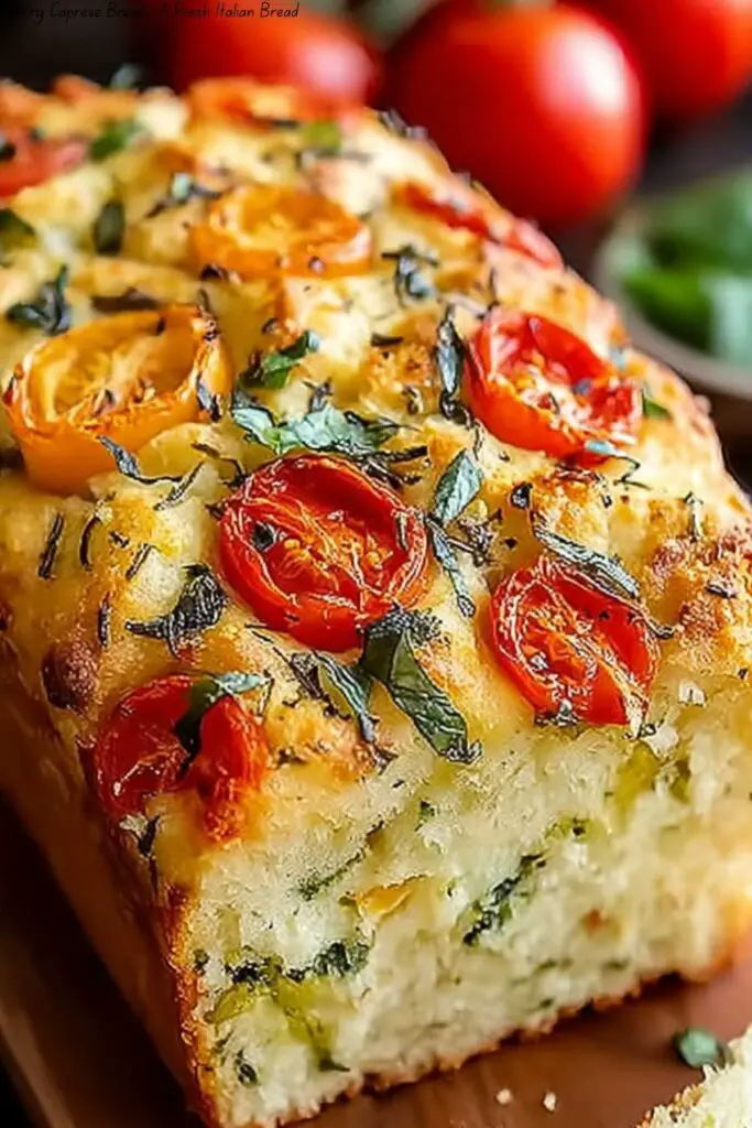 Savory Caprese Bread : A Fresh Italian Bread