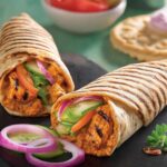 Butter Chicken Kachumber Wrap 5 Butter Chicken Kachumber Wrap