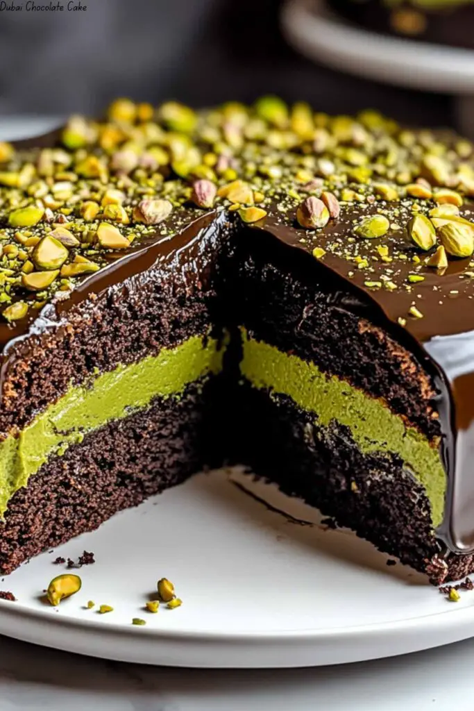 Dubai Chocolate Cake