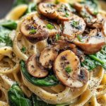 Spinach Mushroom Pasta 5 Spinach Mushroom Pasta