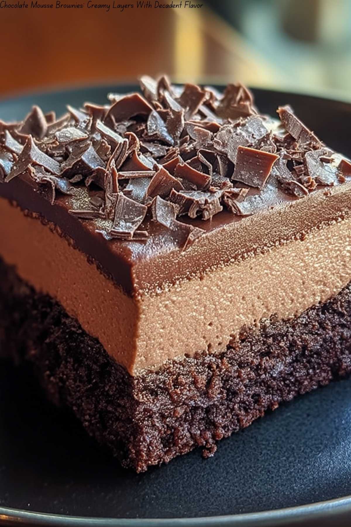 Chocolate Mousse Brownies: Creamy Layers With Decadent Flavor