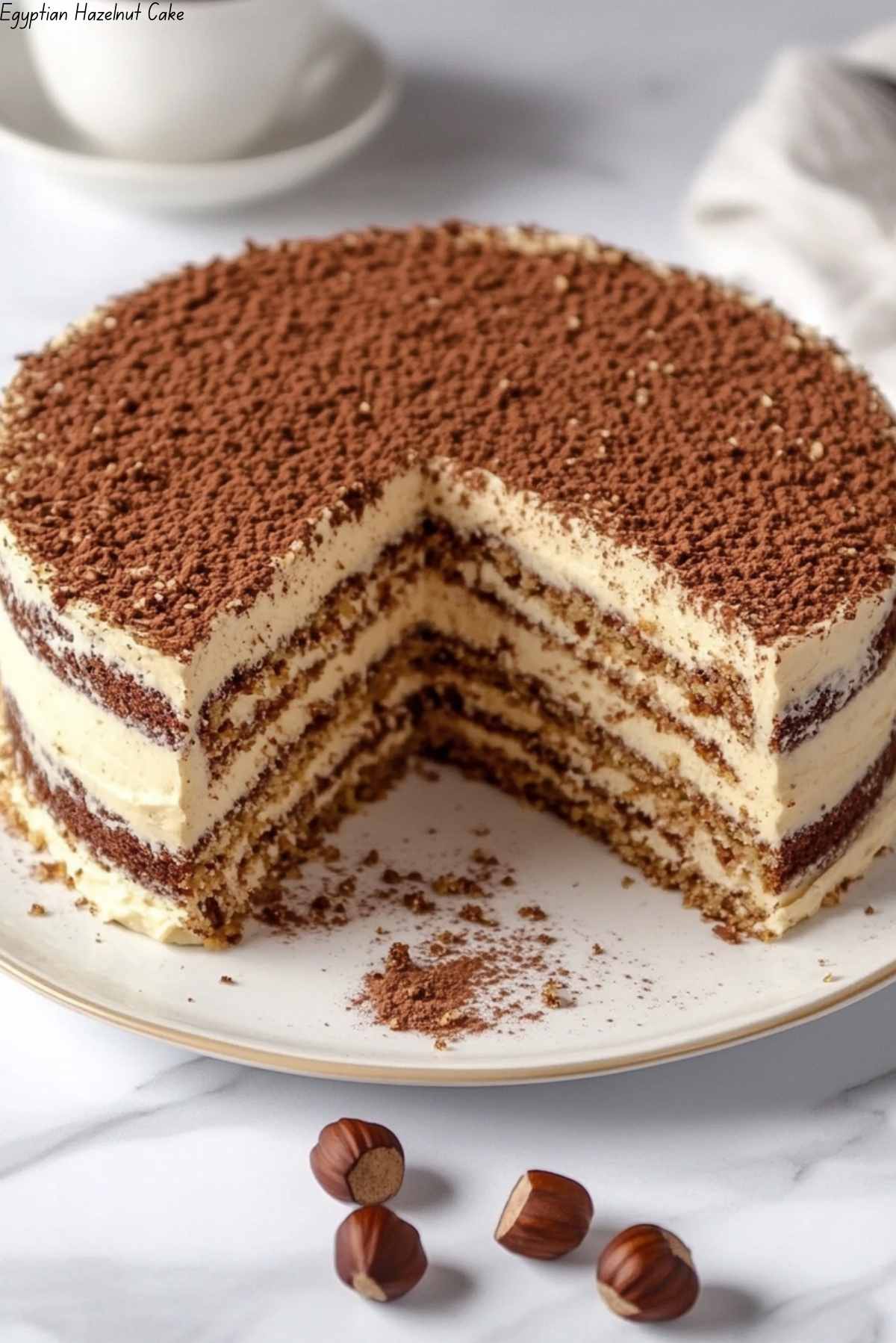 Egyptian Hazelnut Cake