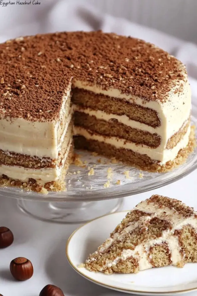 Egyptian Hazelnut Cake