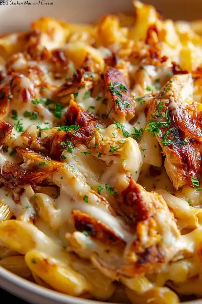 BBQ Chicken Mac and Cheese