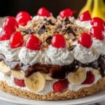 Easy Layered No-Bake Banana Split Cake with Graham Crust 5 Easy Layered No-Bake Banana Split Cake with Graham Crust