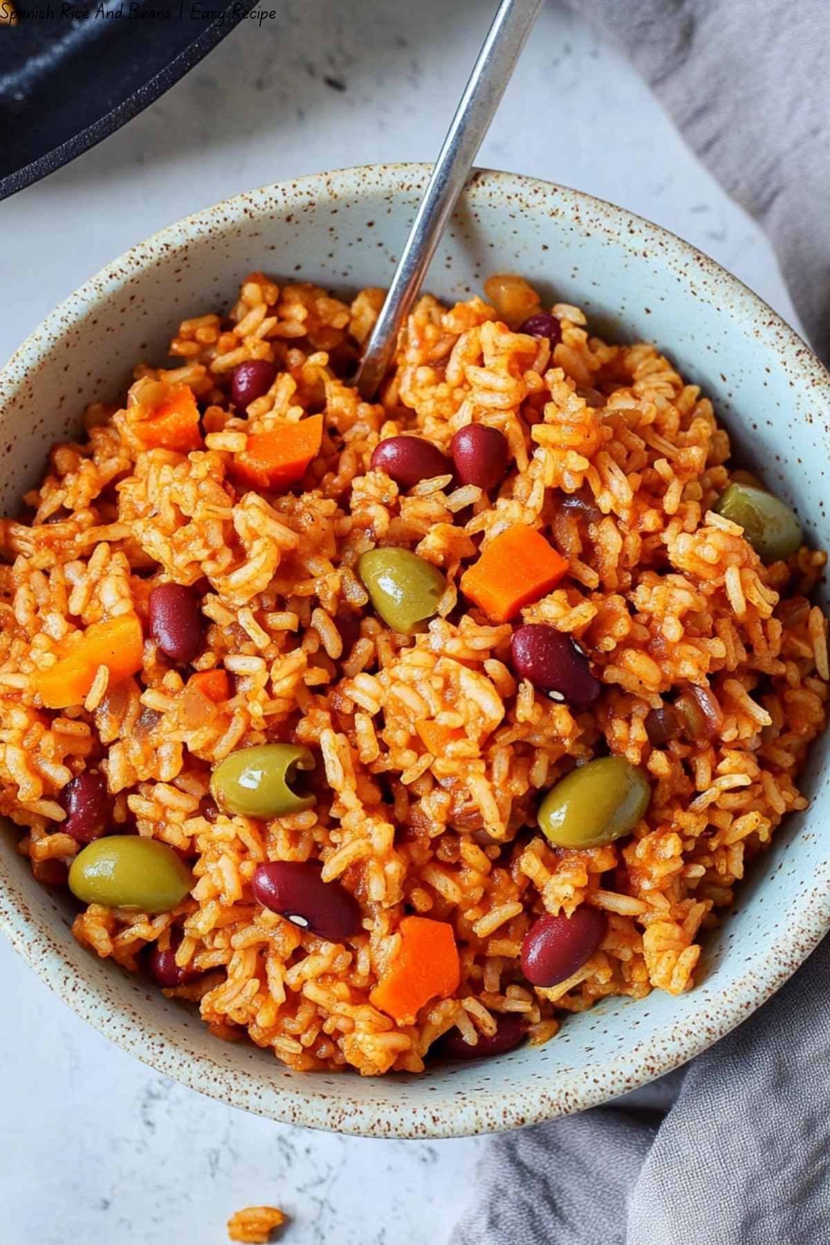 Spanish Rice And Beans | Easy Recipe