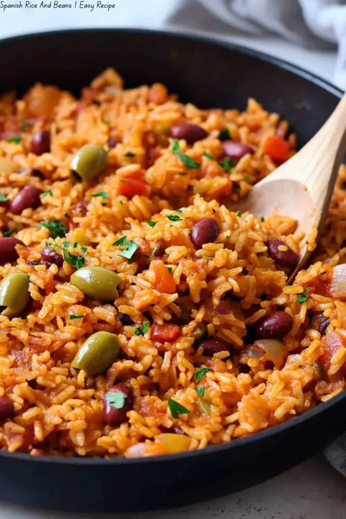 Spanish Rice And Beans | Easy Recipe