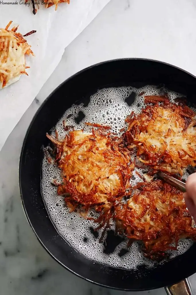 Homemade Crispy Hash Browns