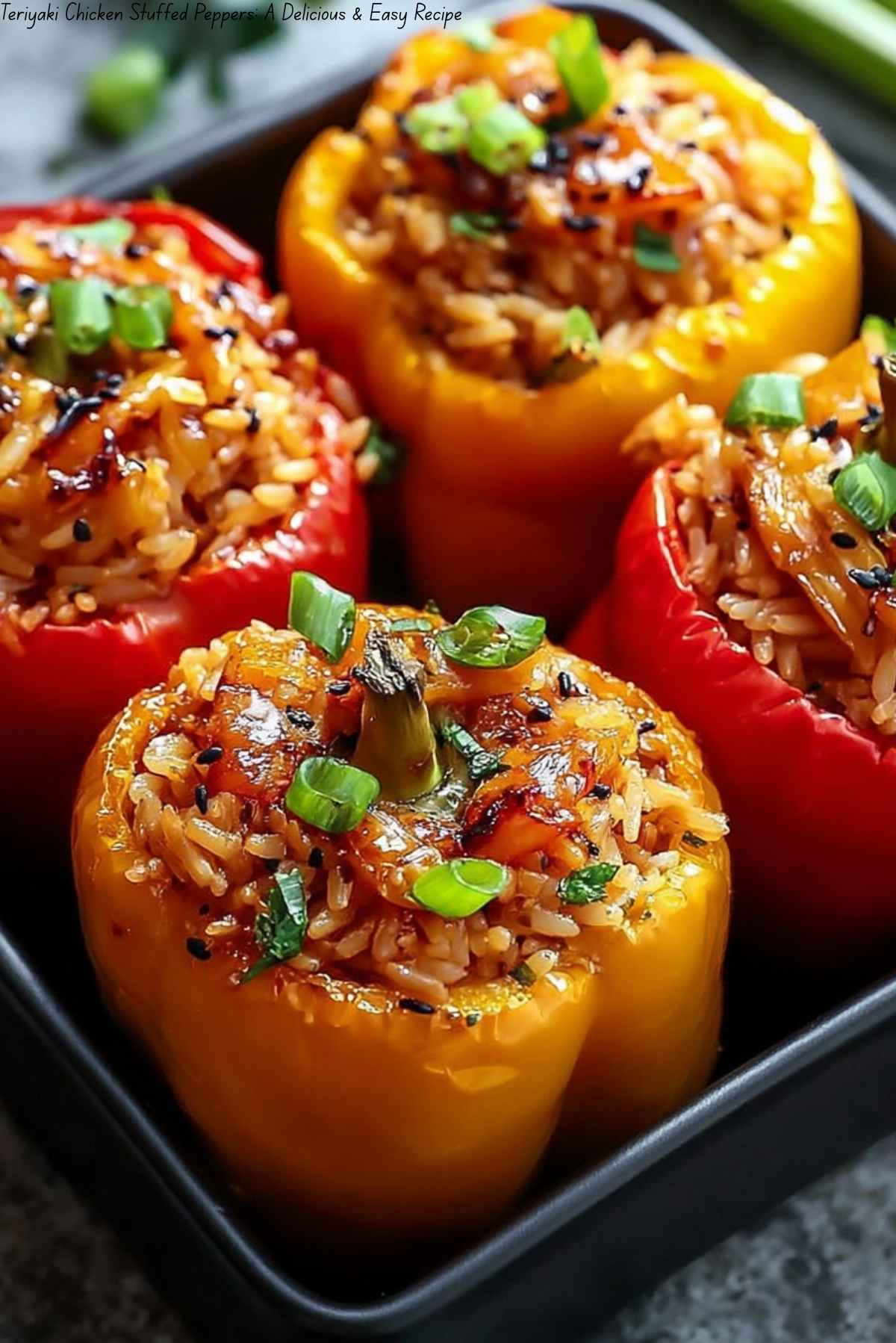 Teriyaki Chicken Stuffed Peppers: A Delicious & Easy Recipe