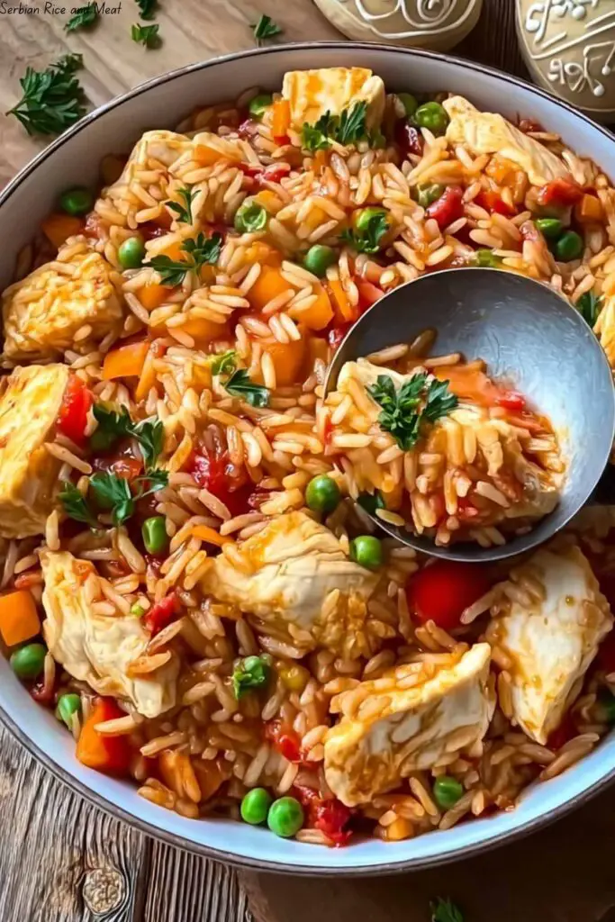 Serbian Rice and Meat