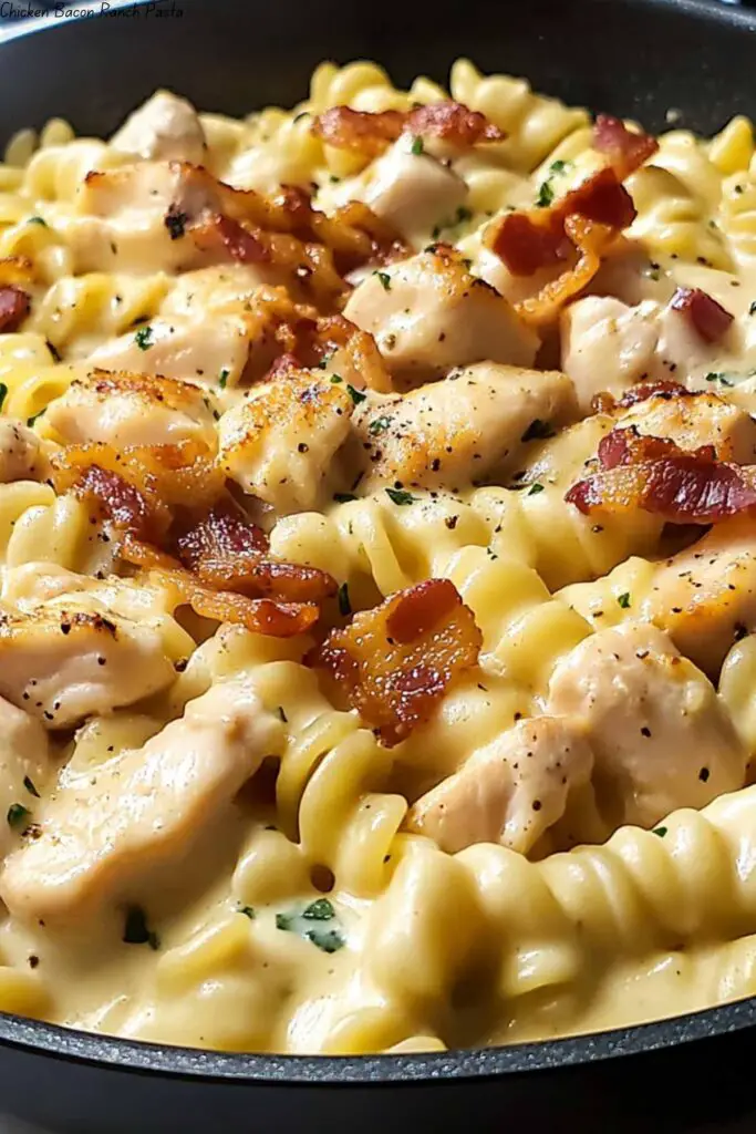 Chicken Bacon Ranch Pasta