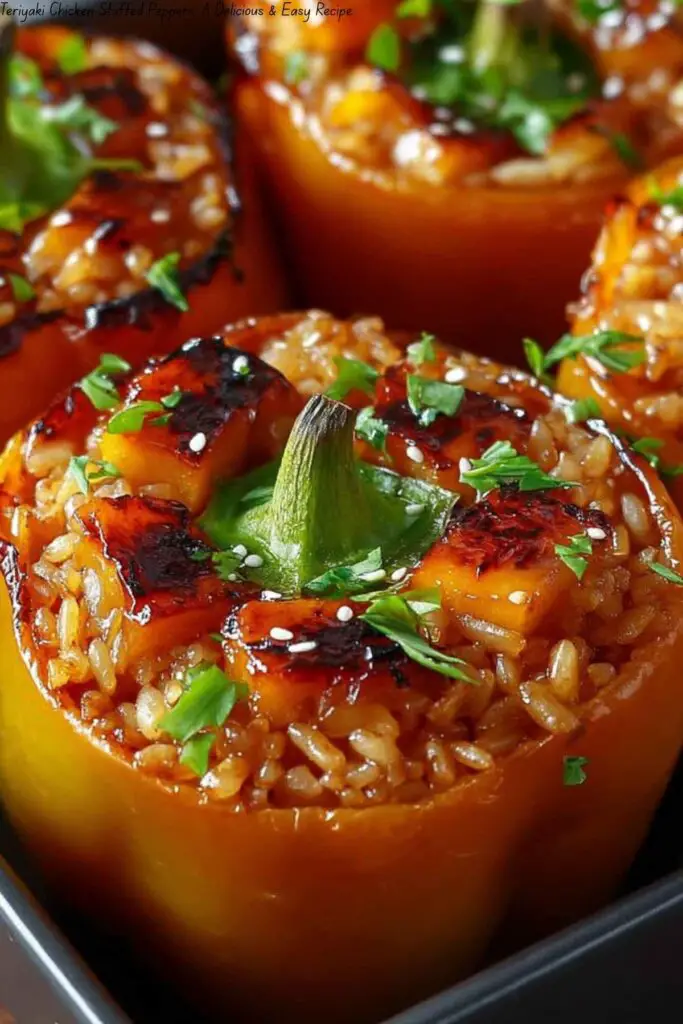 Teriyaki Chicken Stuffed Peppers: A Delicious & Easy Recipe
