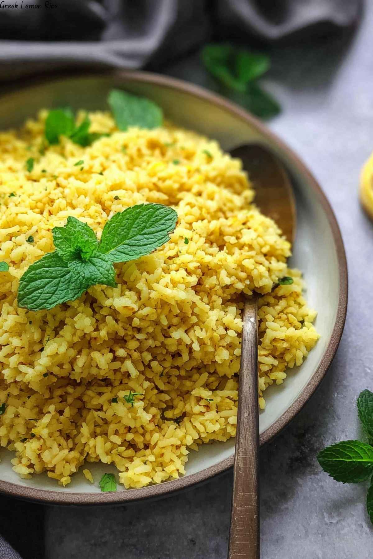 Greek Lemon Rice