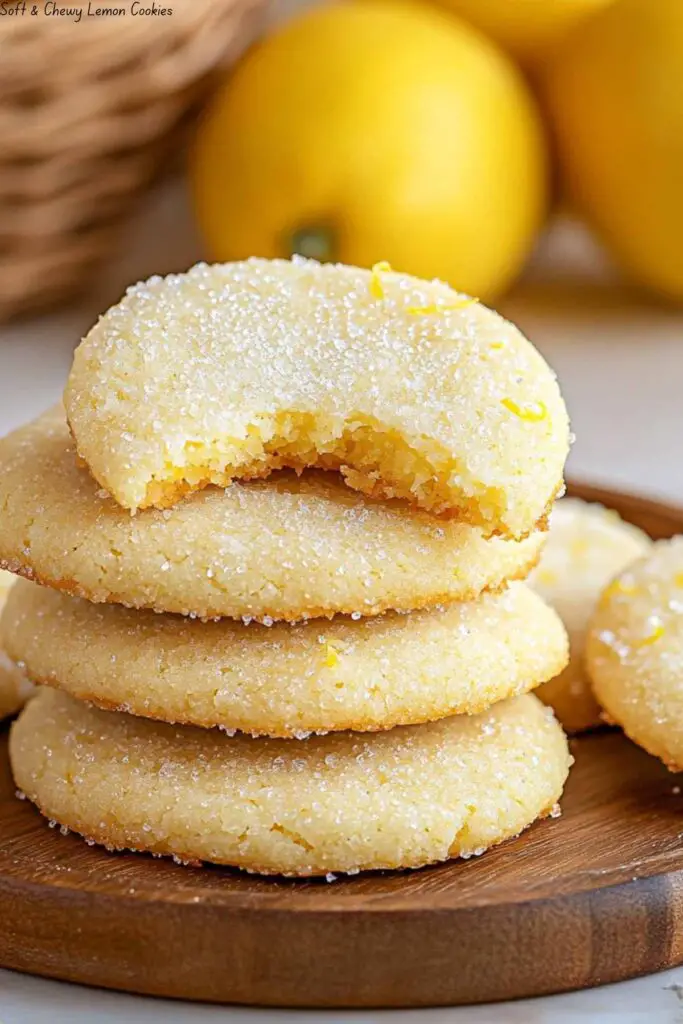 Soft & Chewy Lemon Cookies