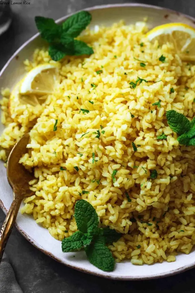 Greek Lemon Rice