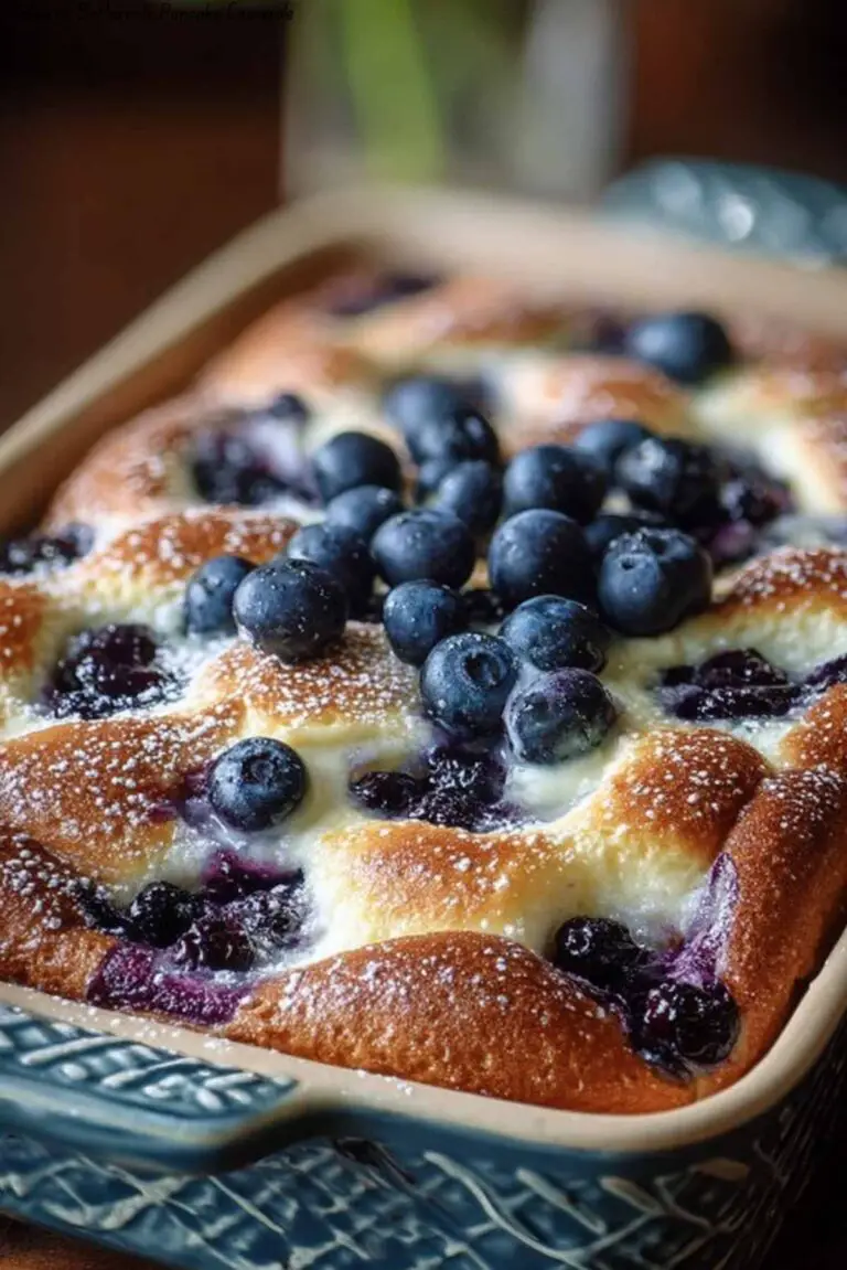 Blueberry Buttermilk Pancake Casserole