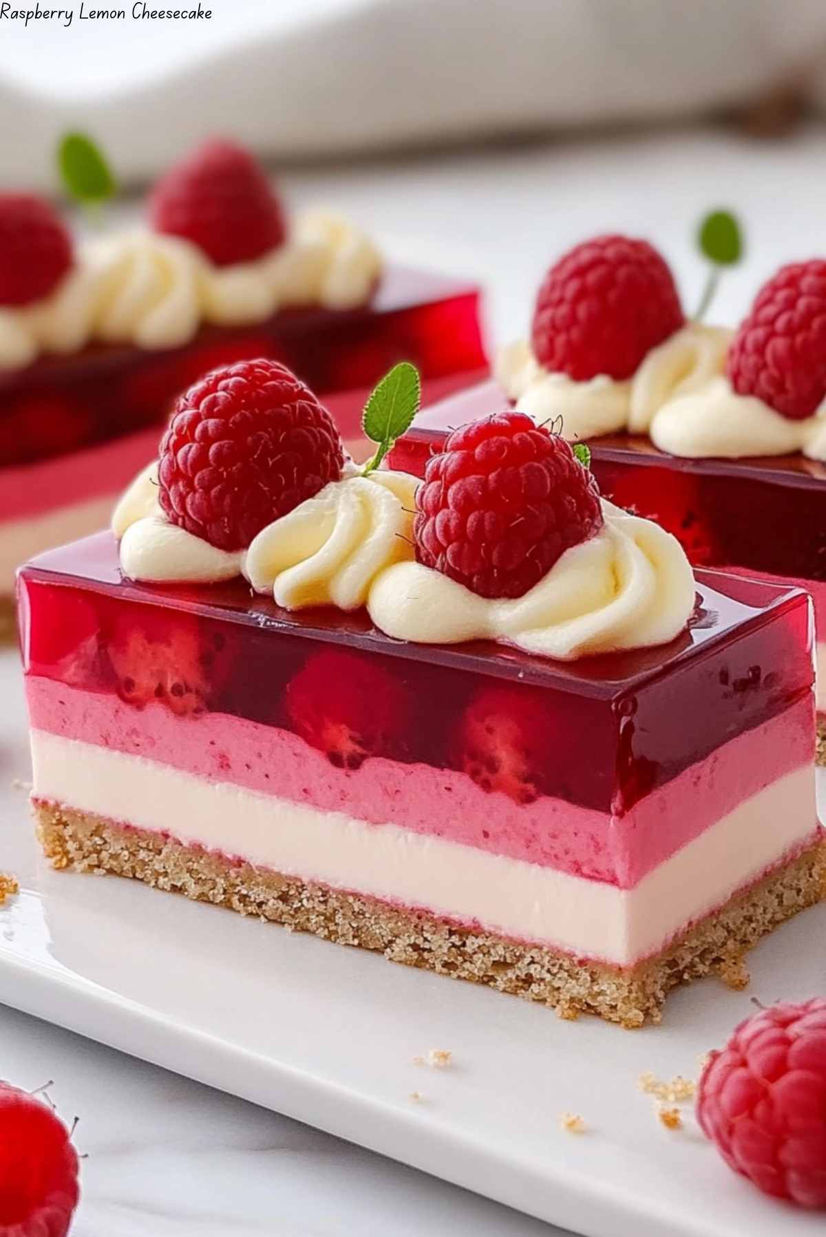 Raspberry Lemon Cheesecake