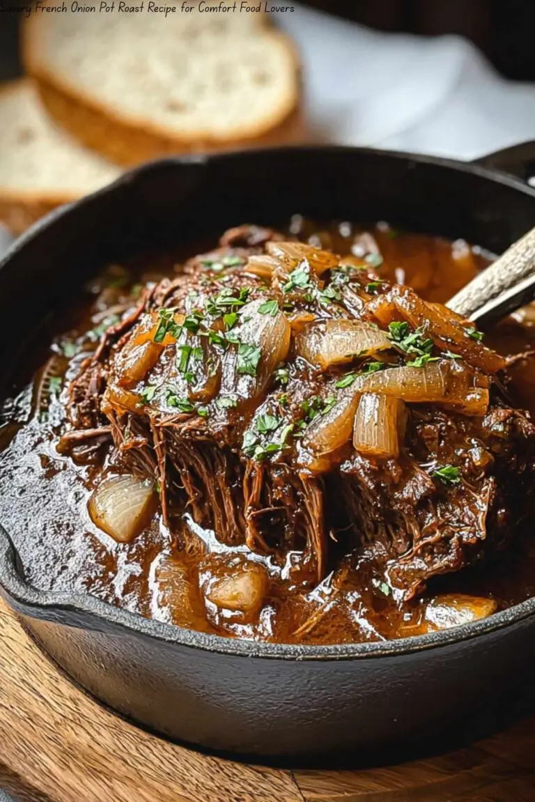 Savory French Onion Pot Roast Recipe for Comfort Food Lovers
