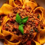 Authentic Pappardelle Bolognese
